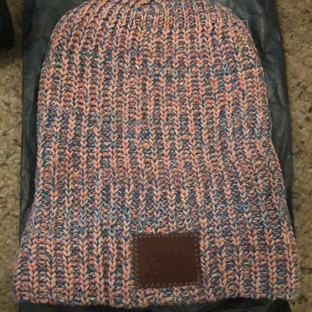 Love your melon cotton candy beanie
